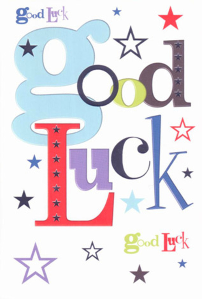 A symphony of vibrant color and energy, this luck-themed good luck card embodies the spirit of Somers Town's diverse and close-knit community. Each letter bursts from the bright white background with unique personality-pastel blue curves, slender onyx black lines, vivid candy reds-accompanied by an exuberant scatter of stars in navy, mint, sunset orange, and gentle lavender. The thoughtful arrangement conjures the feeling of being cheered on by friends from Tavistock Place, every hue and playful shape recalling the pride and applause of real support. Generous white space ensures every element comes alive, much like the carefully considered balance in a Somers Town Florist bouquet. Pick it up, and you feel the crisp, smooth cardstock-inviting against your fingertips, substantial enough to carry a heartfelt message. This card is more than simple encouragement; it's a small talisman from the heart of Euston and Somers Town, infused with optimism, warmth, and genuine belief for new beginnings.